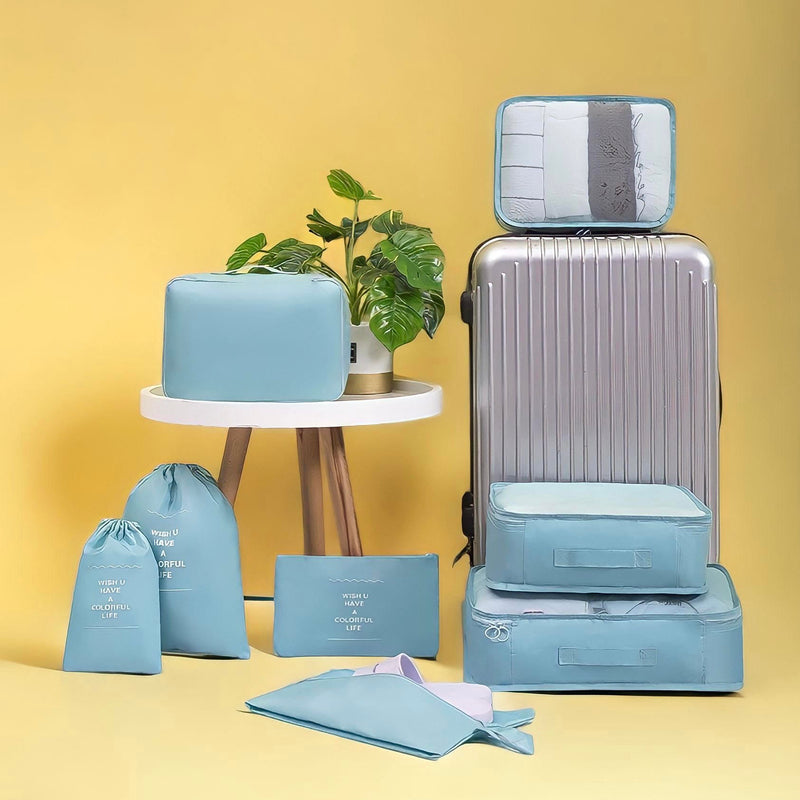 TravelTidy 8-Piece Packing Cubes